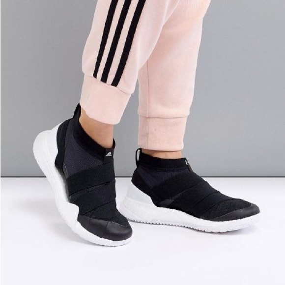 Adidas Women's PureBoost X TR 3.0 LL Grey/Yellow Shoes Size 6 - Picture 8 of 8